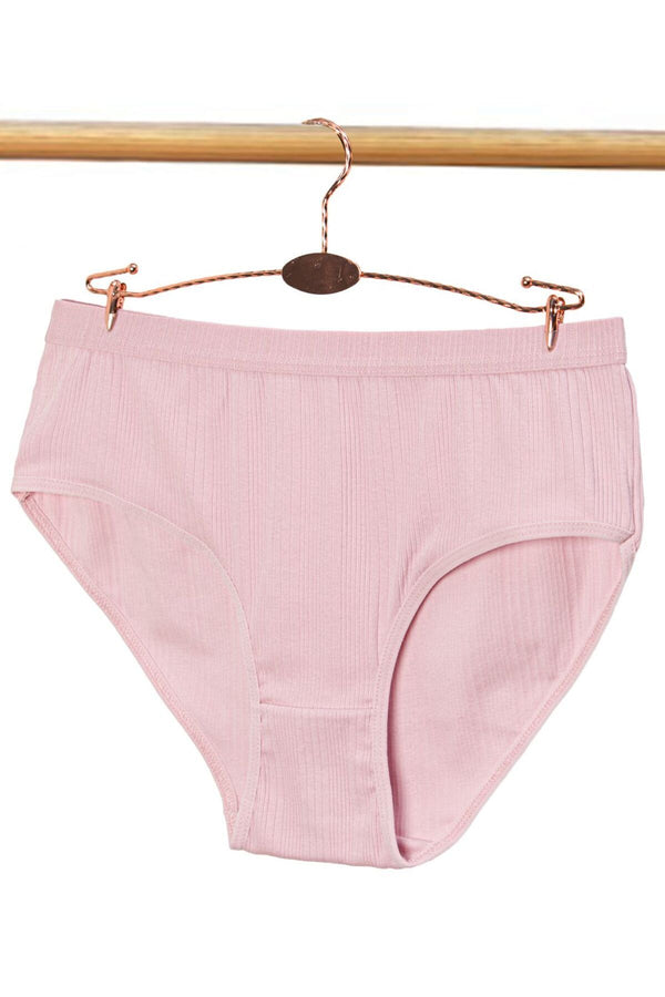 Kadın Özel Tasarım Fitilli Pamuklu Külot 5'li Paket 5200 - Pembe Grubu