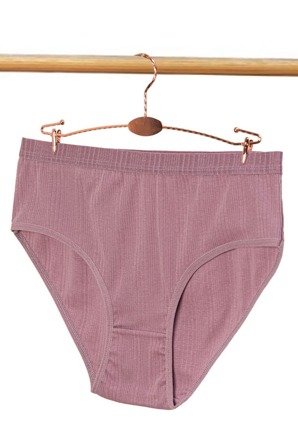 Kadın Özel Tasarım Fitilli Pamuklu Külot 5'li Paket 5200 - Pembe Grubu