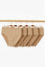 Kadın Özel Tasarım Fitilli Pamuklu Külot 5'li Paket 5200 - Ten