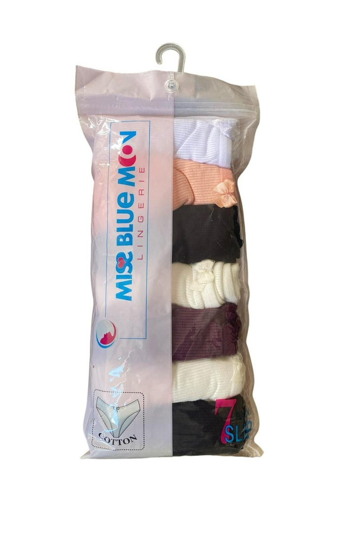 Kadın Kaşkorse Külot 7'li - 3010 Renkli