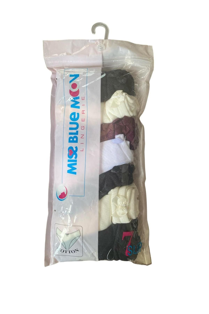 Kadın Kaşkorse Külot 7'li - 3010 Renkli