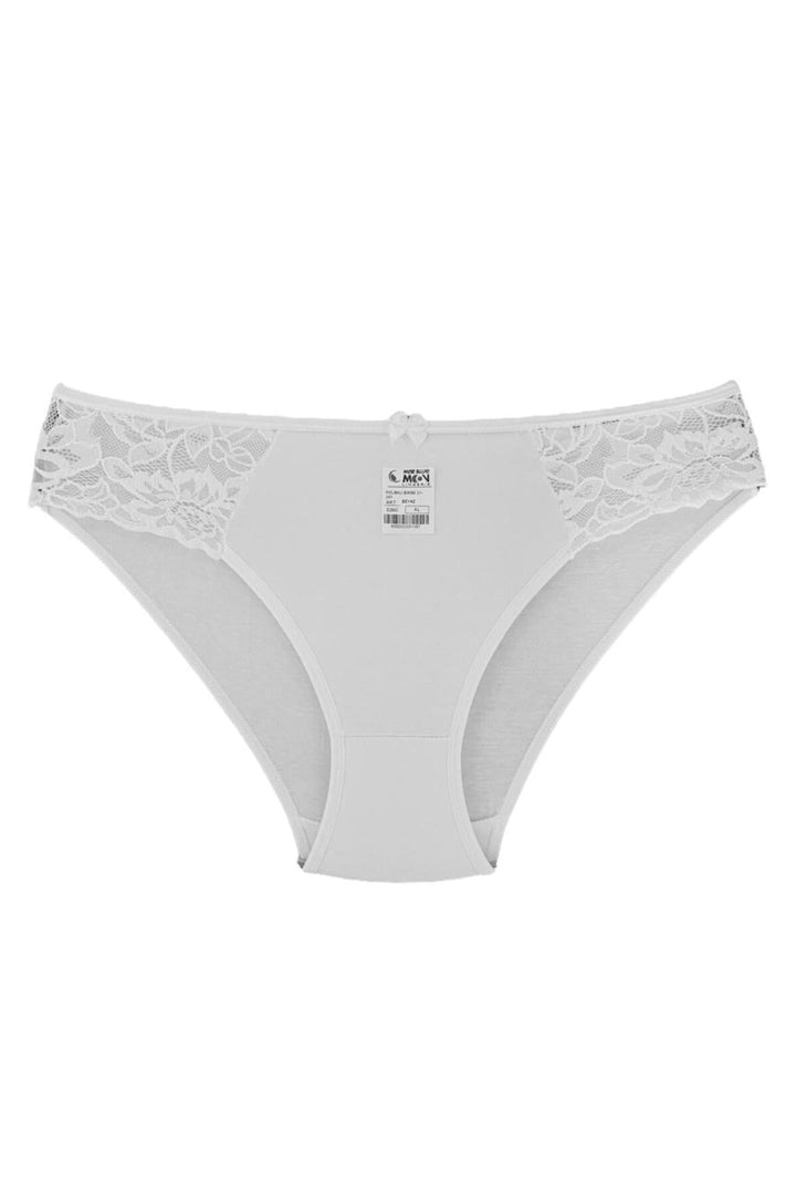 İki Yanı Dantelli Külot 3'lü - 3260-3 Ten