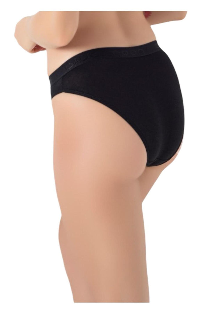 Kadın Tekli Basic Pamuklu Slip - 3444 Siyah