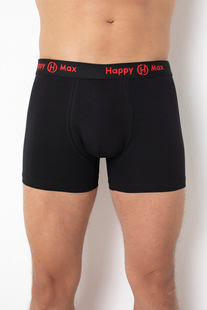 Erkek Boxer Pamuklu Renkli Premium 5'li Paket - 4000-1 Lacivert
