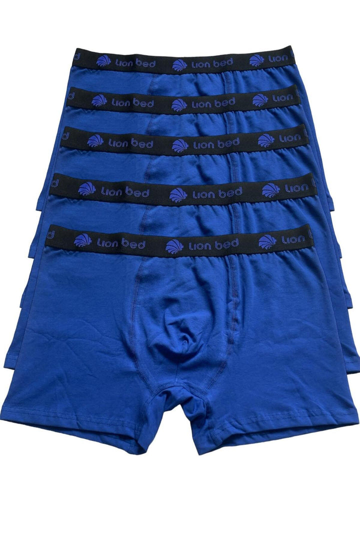 Erkek Boxer Pamuklu Renkli Premium 5'li Paket - 4000-1 Saks
