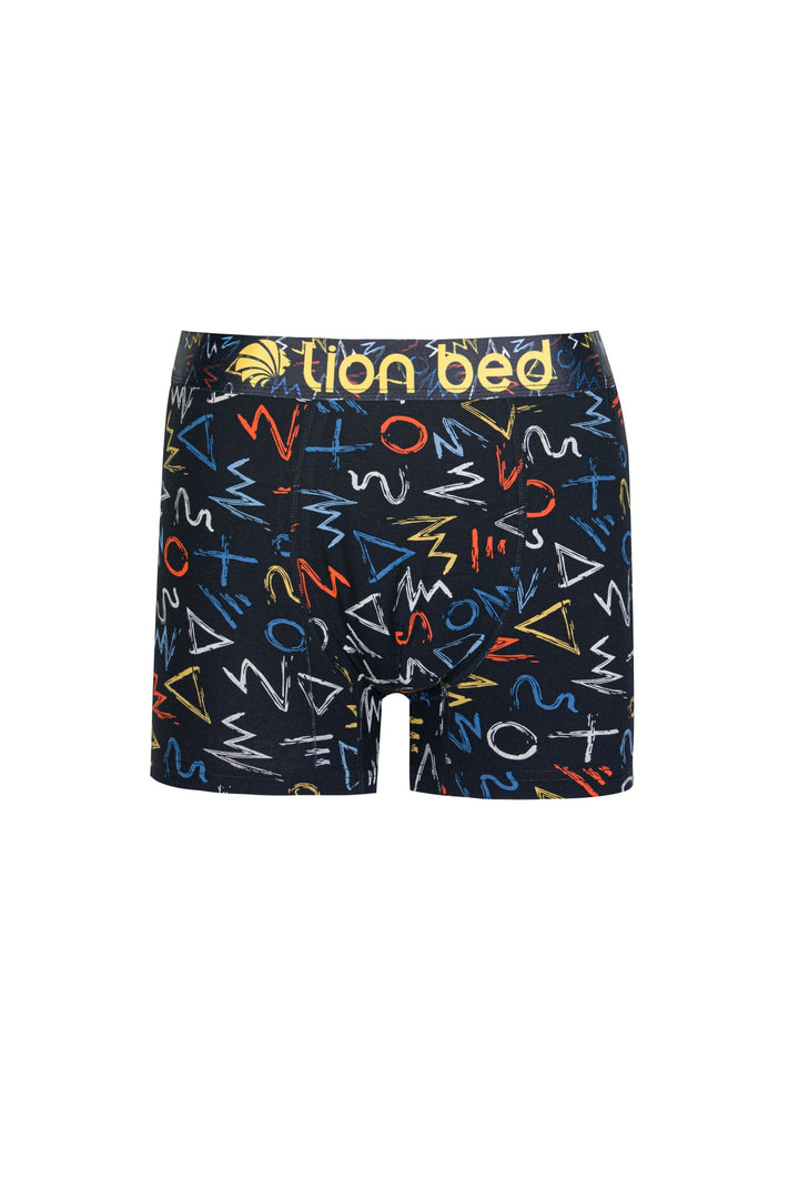 Erkek Boxer Pamuklu Desenli Premium 5'li Paket - 4000 Baskılı-3