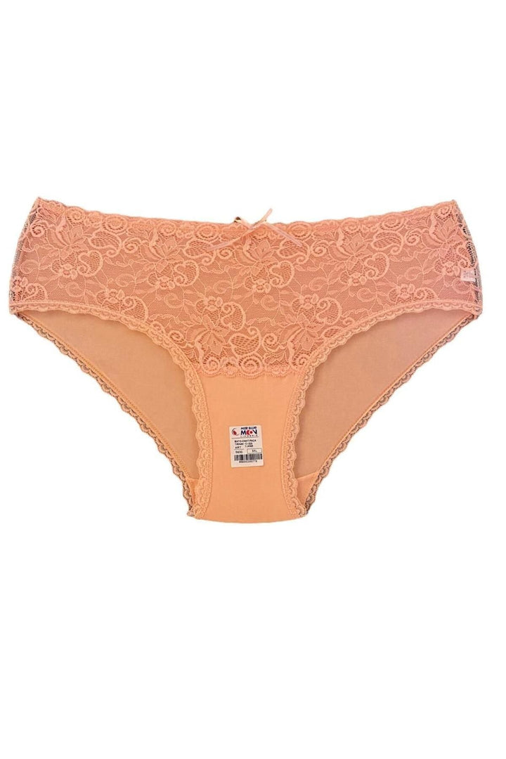 Yüksek Bel Dantelli Bato 5'li Külot - 5600-1 Lacivert